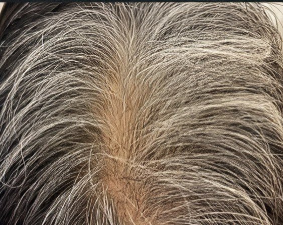 Scalp from above, 4th session
